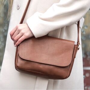 Majas Leather Crossbody Bag